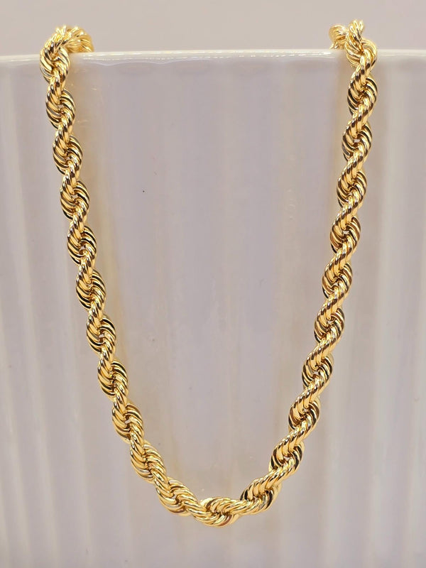 Cadena Lasso Oro Laminado 18k