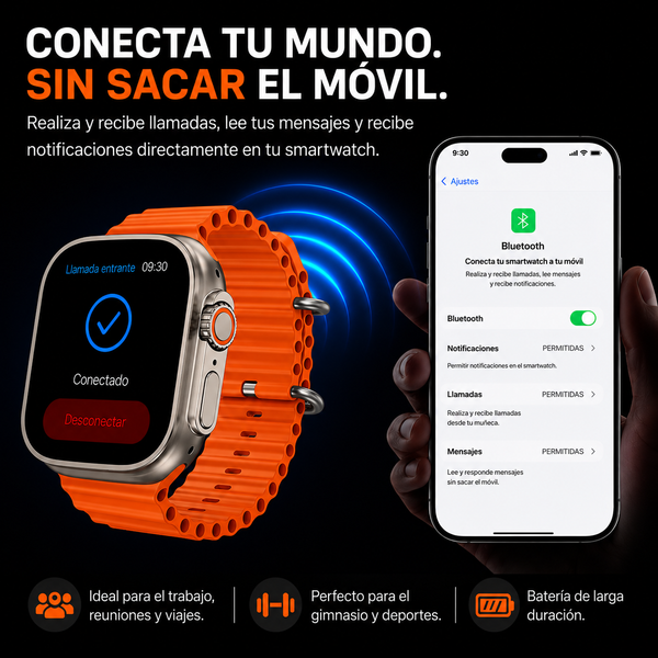 Smartwatch Ultra 9 Pro™ Reloj Inteligente