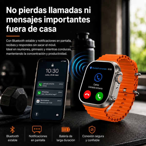 Smartwatch Ultra 9 Pro™ Reloj Inteligente