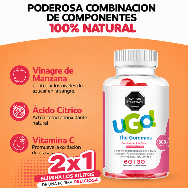 UGO ™ Gomas para aliviar el metabolismo