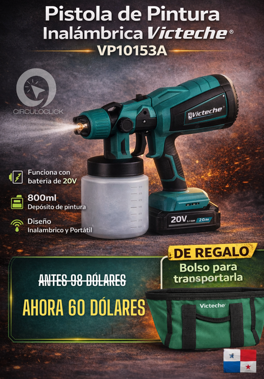 Pistola Inalámbrica Pulverizadora VICTECHE PRO